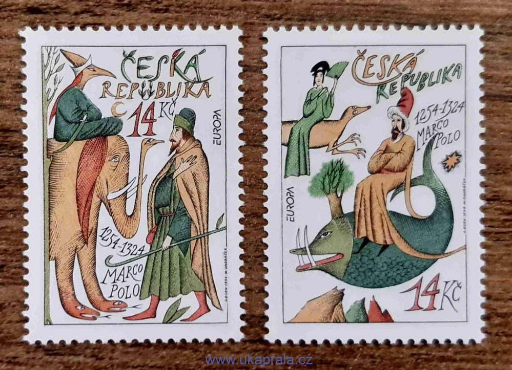 ČR ** 36/37 EUROPA - výzmané objevy - Marco Polo, r. 1994