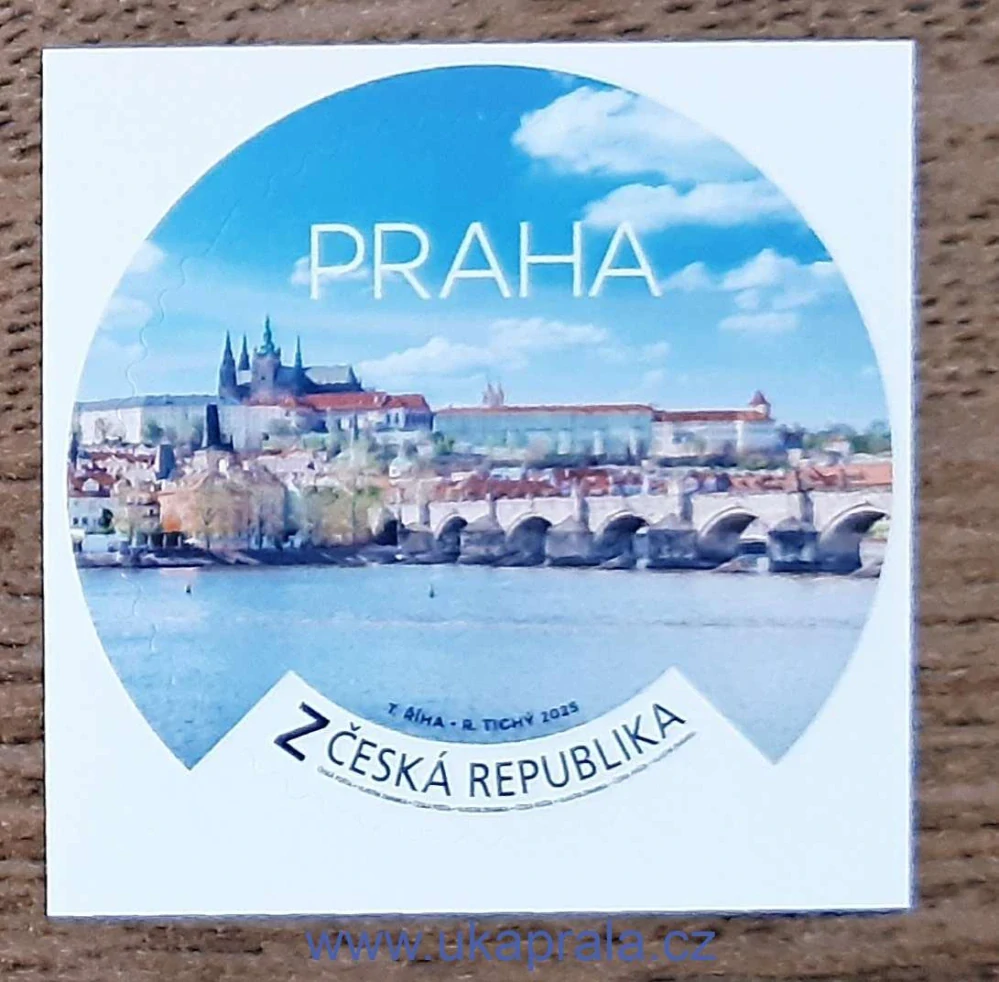 ČR ** VZ ČP 0003, Vlastní známka, Pohled na Pražský hrad, r. 2025