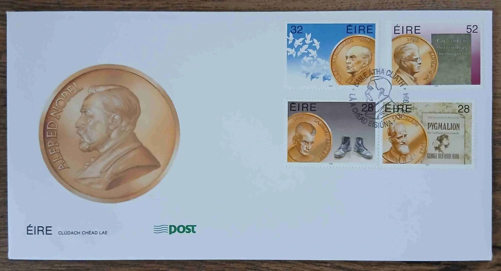 IRSKO FDC 874/7, Nositelé Nobelovy ceny, r. 1994