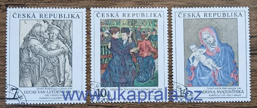 ČR raz. 57/9, Umělecká díla na známkách, r. 1994