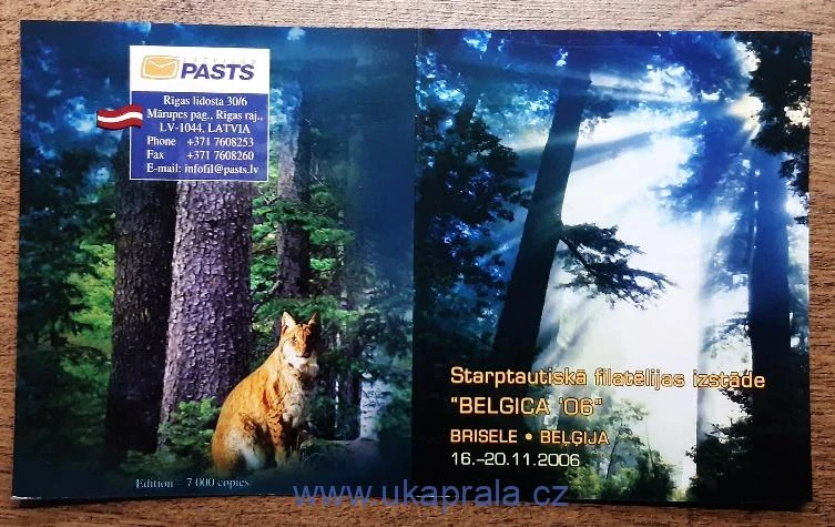 LOTYŠSKO ** ZS 682, fauna I, rys, r. 2006