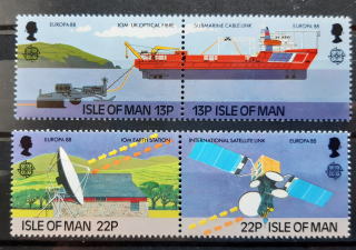 Ostrov Man ** 367/70, páry, Europa, komunikace, kosmos