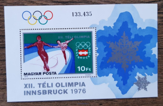 Maďarsko ** aršík B116, ZOH Innsbruck 1976