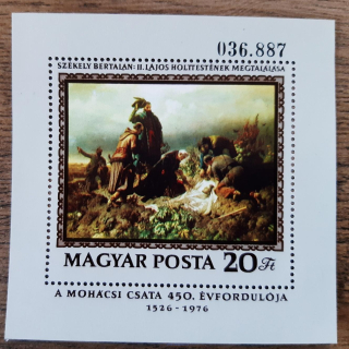 Maďarsko ** aršík B120, bitva u Moháče