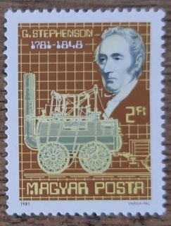Maďarsko ** 3502A, G.Stephenson, r. 1981