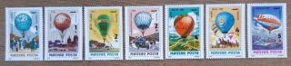 Maďarsko ** 3600/6 letecké, balony, vzducholodě, r. 1983