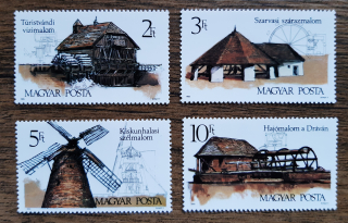 Maďarsko ** 4028/31 historické mlýny
