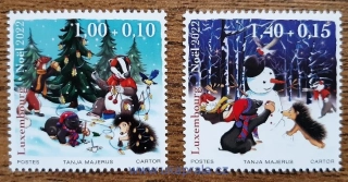Lucembursko ** 2322/23 vánoční, příplatkové, r. 2022
