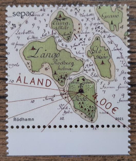Alandy ** 500 historická námořní mapa, SEPAC, r.2021