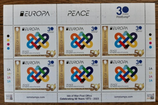 Man ** PL EUROPA, 50 let poštovního úřadu, r.2023