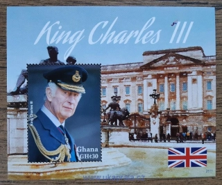 GHANA ** aršík král Karel III., r. 2023