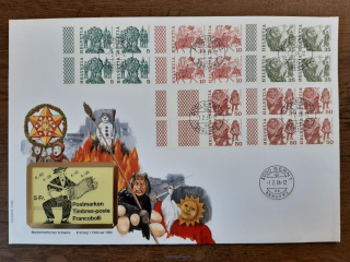 Švýcarsko FDC s H-Blatt 145/9