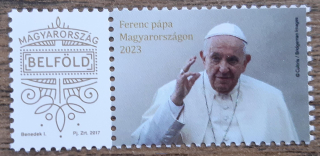 Maďarsko ** 5927 papež František, personalizovaný kupon r. 2023