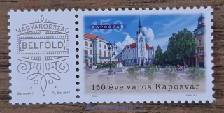 MAĎARSKO ** 5927 Kaposvár, 150. výročí, personalizovaný kupon r. 2023