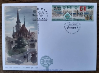 MAĎARSKO FDC 6259/60 J.B.Vertel,r.2022