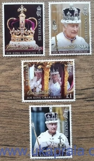 ST HELENA ** korunovace krále Karla III., r. 2023