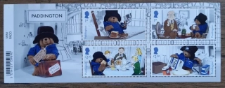 Velká Británie ** aršík medvídek Paddington, r.2023