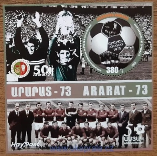 ARMÉNIE ** aršík FOTBAL "Ararat 73" 50.výr., r.2023