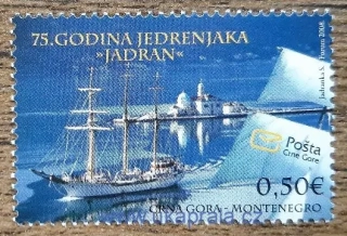 Černá Hora ** 177 školní plachetnice Jadran 75 let, r. 2008