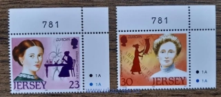 Jersey ** 735/6 slavné ženy,Europa r.1996