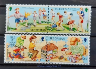 Ostrov Man ** 404/7 EUROPA, děti, dětské hry, r. 1989