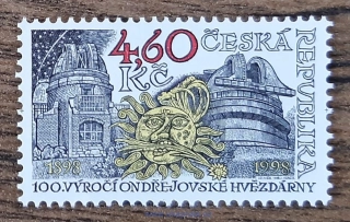 ČR ** 173, 100. výročí hvězdárny v Ondřejově, r. 1998