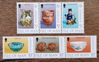 Ostrov Man ** 82/7, 3pásky, EUROPA, užité umění, r. 1976