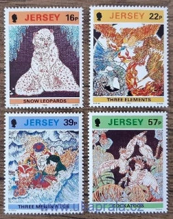 Jersey ** 581/4 batikování, umění, r.1992