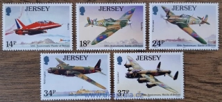 Jersey ** 524/8, 50. výr. bitvy o Británii, r. 1990