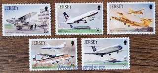 Jersey ** 400/4 historie letecké dopravy III, r. 1987