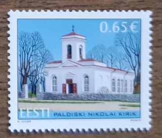 Estonsko ** kostel Paldiski Nikolai, r. 2020