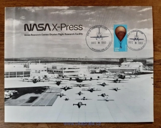Originální prospekt NASA "X-Press" k misi STS 9 raketoplánu Columbia, r. 1983