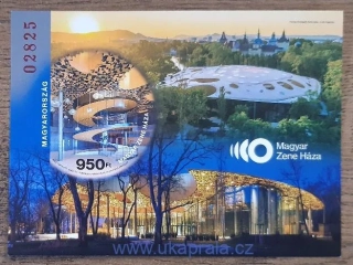 Maďarsko ** aršík B480B "Zene Háza", NEZOUBKOVANÝ, r. 2023