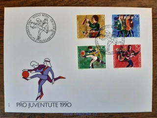 Švýcarsko FDC 1431/4 "PRO JUVENTUTE" r. 1990