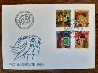 Švýcarsko FDC 1405/8 "PRO JUVENTUTE" r. 1989