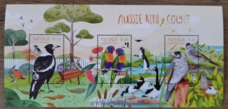 Austrálie ** aršík Aussie Bird, ptáci, r.2023