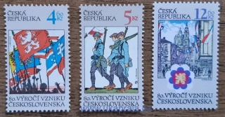 ČR ** 195/7, 80. výročí vzniku ČSR, r. 1998