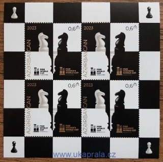 AZERBAJDŽÁN ** aršík, šachy, MS FIDE, r. 2023