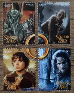 Portugalsko ** 4826/9 Pán prstenu, 20. výročí filmové trilogie, r. 2022