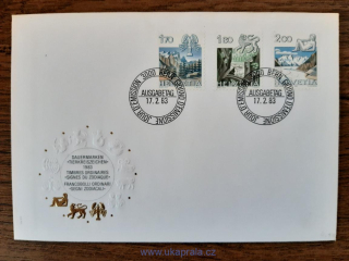 ŠVÝCARSKO FDC 1242/4, znamení zvěrokruhu, r. 1983