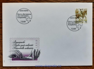 ŠVÝCARSKO FDC 1390 pošta, r. 1989