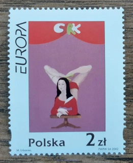POLSKO ** 3972 EUROPA, cirkus, r. 2002