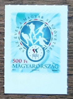 MAĎARSKO ** 5642 Lyžařský svaz, 100. výročí, r. 2013