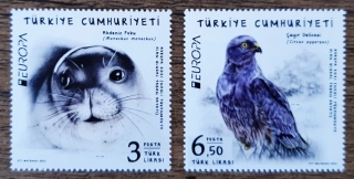 TURECKO ** 4642/3 EUROPA, ohrožené druhy, r. 2022
