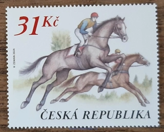 ČR ** 1294 Velká Pardubická, koně, r. 2024