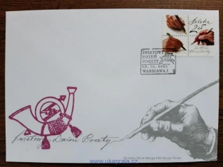 POLSKO FDC 4001 Světový den pošty, r. 2002