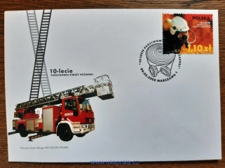 POLSKO FDC 3971 hasiči, r. 2002