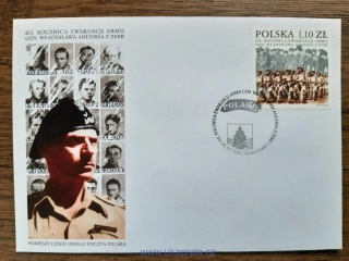 POLSKO FDC 3964, r. 2002