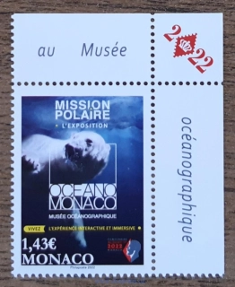 MONAKO ** 3589, výstava "Mission Polaire", r. 2022