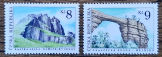 ČR ** 78/9 Krásy naší vlasti - skalní útvary, r. 1995